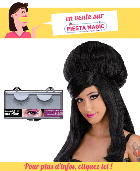 perruque amy winehouse pas cher