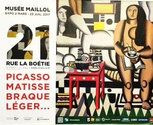 Musée MAILLOL « Picasso Matisse Braque Léger…. »  2 Mars au 23 Juillet 2017