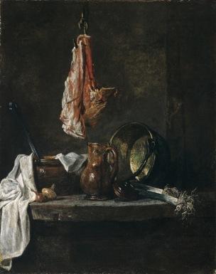 chardin 1731 Nature morte au carre de mouton Musee des Beaux Arts Bordeaux