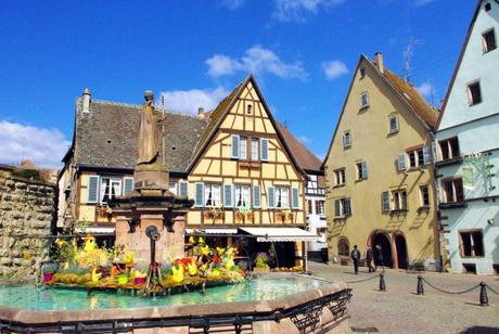 Eguisheim Pâques Alsace