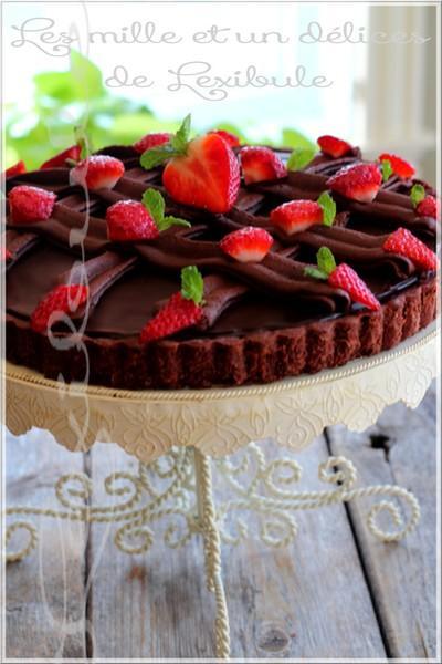 ~Tarte choco-fraise~