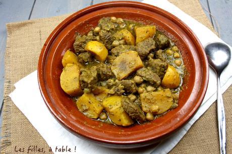 Tajine de boeuf aux navets boule d’or et pois chiches Tajine de boeuf aux navets boule d’or et pois chiches