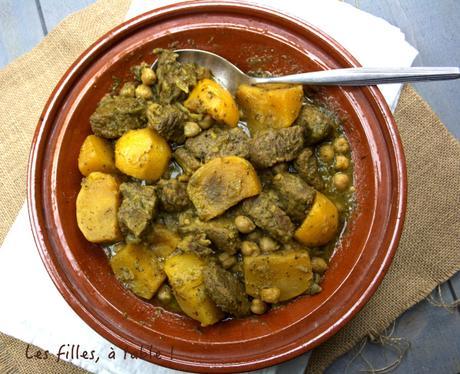 Tajine de boeuf aux navets boule d’or et pois chiches Tajine de boeuf aux navets boule d’or et pois chiches