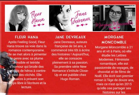 Découvrez les auteurs présentes au Festival New Romance à Cannes en Septembre 2017
