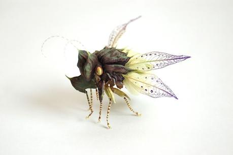 Sculptures d'insectes par Hiroshi Shinno