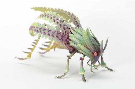 Sculptures d'insectes par Hiroshi Shinno