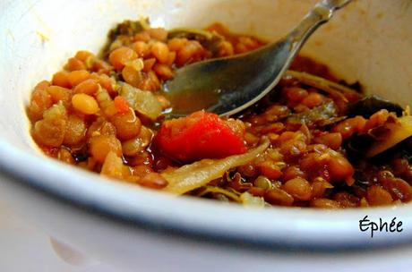 Soupe gentille aux lentilles