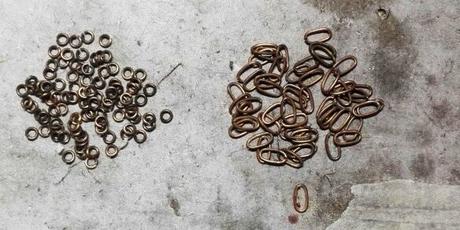 mailles rondes et ovales pour fabrication chaîne en or