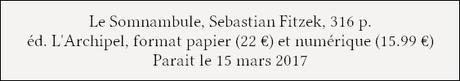 [Chronique] Le Somnambule - Sebastian Fitzek