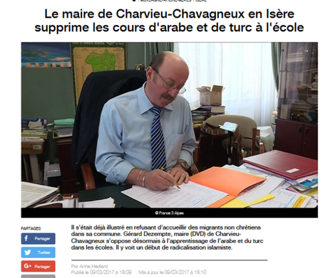 Charvieu-Chavagneux : le maire s’illustre encore par ses symptômes de #PesteBrune