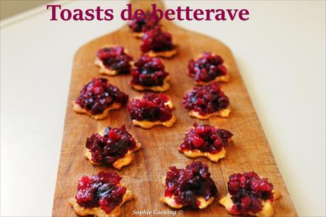 Toasts à la betterave #Noël