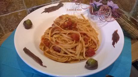 Linguine alla puttanesca Linguine alla puttanesca