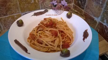 Linguine alla puttanesca Linguine alla puttanesca