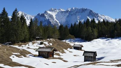 Belles promenades bavaroises: de Mittenwald au Wildensee (mars 2017)