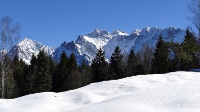 Belles promenades bavaroises: de Mittenwald au Wildensee (mars 2017)