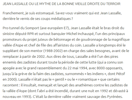 Jean Lasalle est un porteur de #PesteBrune. QU’ON SE LE DISE ! #antifa