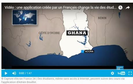 Ghana, une start-up cree une application qui permet de suivre des cours via un smartphone et meme sans acces a internet. Ghana, une start-up cree une application qui permet de suivre des cours via un smartphone et meme sans acces a internet.