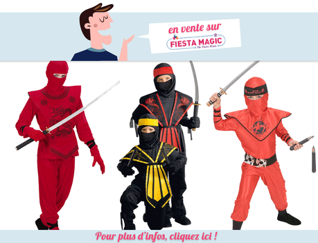 Costume de guerrier ninja pour enfants