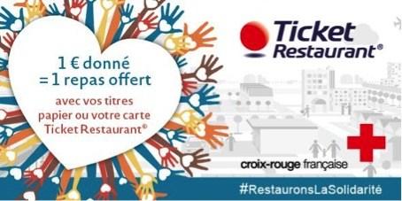 SOLIDARITE : et si vous donniez vos titres-restaurants 2016 périmés à la Croix-Rouge française ?