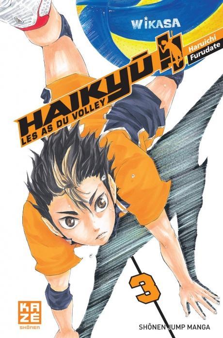 Couverture Haikyû !! : Les as du volley ball, tome 03