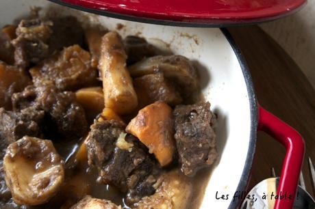 Joue de boeuf aux légumes anciens Joue de boeuf aux légumes anciens
