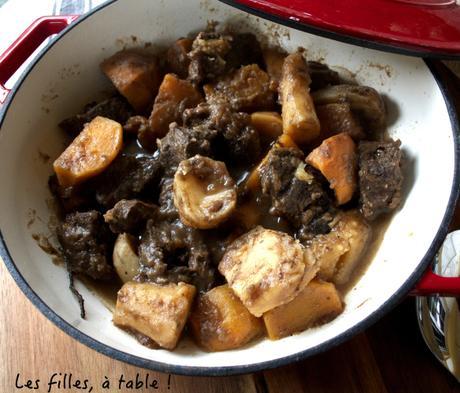 Joue de boeuf aux légumes anciens Joue de boeuf aux légumes anciens