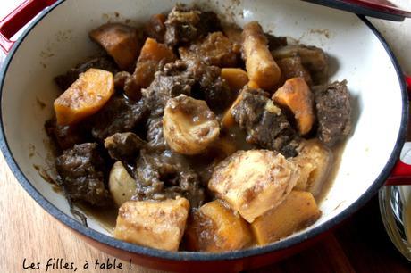 Joue de boeuf aux légumes anciens Joue de boeuf aux légumes anciens