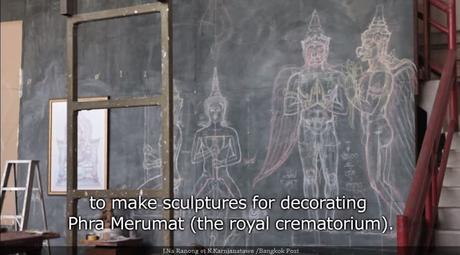 500 sculptures pour le defunt roi Bhumibol Adulyadej (vidéo explicative)