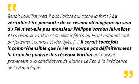 #facecacheeduFN  un cadre demande la peau de Vardon (mais pas de Chatillon et Lousteau ? ) #PesteBrune