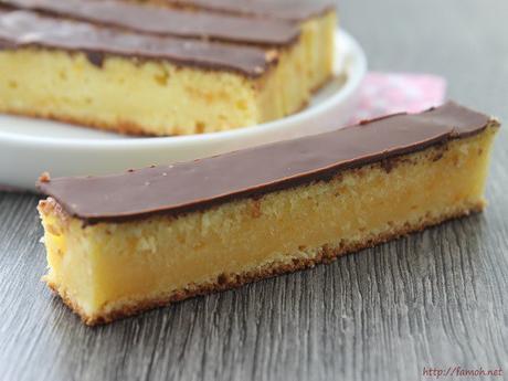 Gâteau clémentine et chocolat façon stick