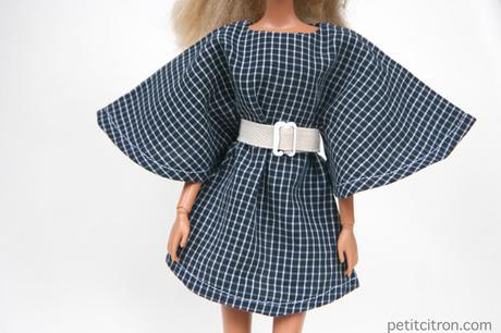 Nouveau patron pour Barbie : la robe ange (et la ceinture!)
