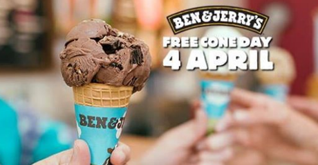 Ben & Jerry’s Free Cone Day 2017