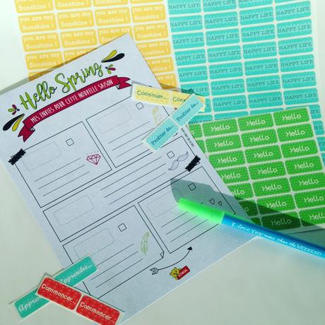 #HelloSpring : S’organiser pour le printemps avec Etikol ! [Printable]