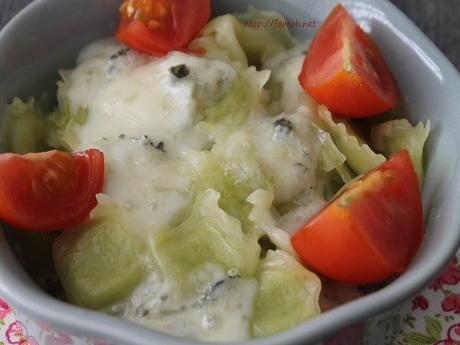 Gratinée de ravioles au gorgonzola