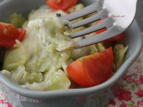Gratinée de ravioles au gorgonzola