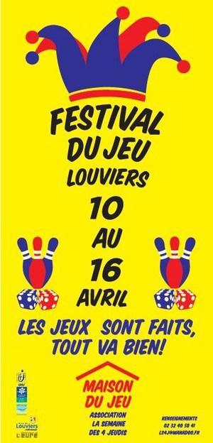 Le Festival du Jeu de Louviers du 10 au 16 avril 2017