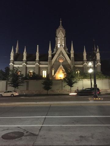 Salt lake City by night 