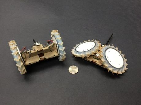 Puffer, le petit robot-origami de la NASA, s’entraine pour l’exploration de Mars