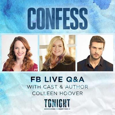 Posez vos questions à Ryan Cooper, Katie Leclerc ou Colleen Hoover lors du Facebook Live de l'avant première de la série TV Confess Show