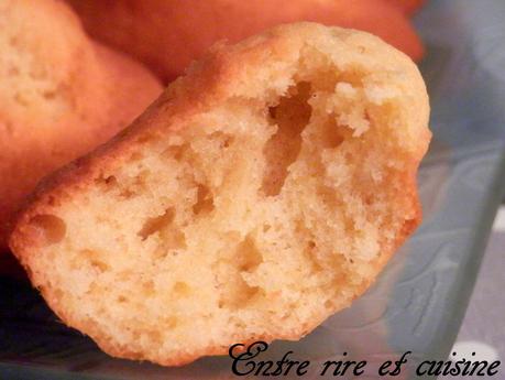 Madeleines enfin réussies ! La bosse est bien là !