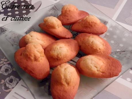 Madeleines enfin réussies ! La bosse est bien là !