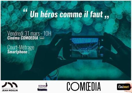 Vendredi 31 mars, projection de courts métrages Smartphone au Comoedia