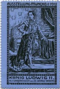 Ludwigmania: timbres réclame pour l'exposition munichoise de 1912