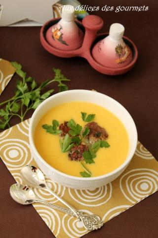 VELOUTÉ DE CAROTTES AUX BOULETTES A LA MAROCAINE