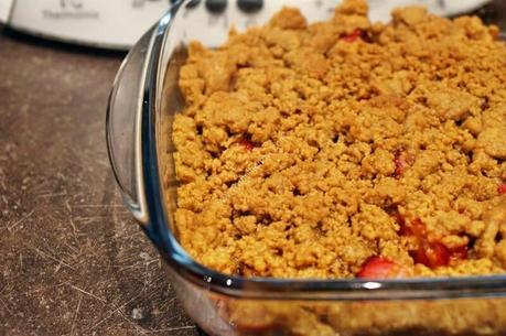crumble de fraises