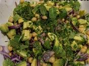 salade pois chiches avocats