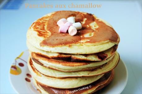 Pancakes minceur aux  marshmallows