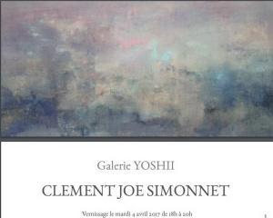 Galerie YOSHII  exposition Joe SIMONNET Avril 2017