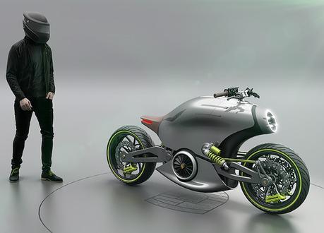 Voilà à quoi pourrait ressembler la moto Porsche du futur