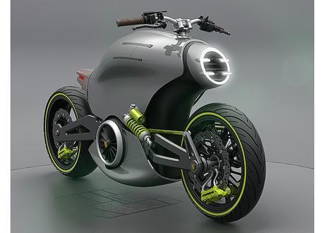 Voilà à quoi pourrait ressembler la moto Porsche du futur | À Voir